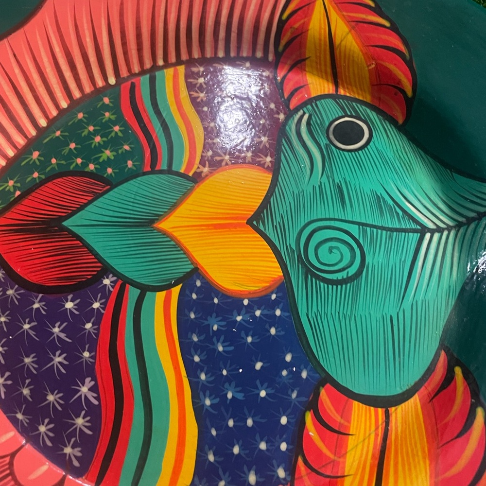 Colorful Fish Design plate decor - Picture 8 of 13